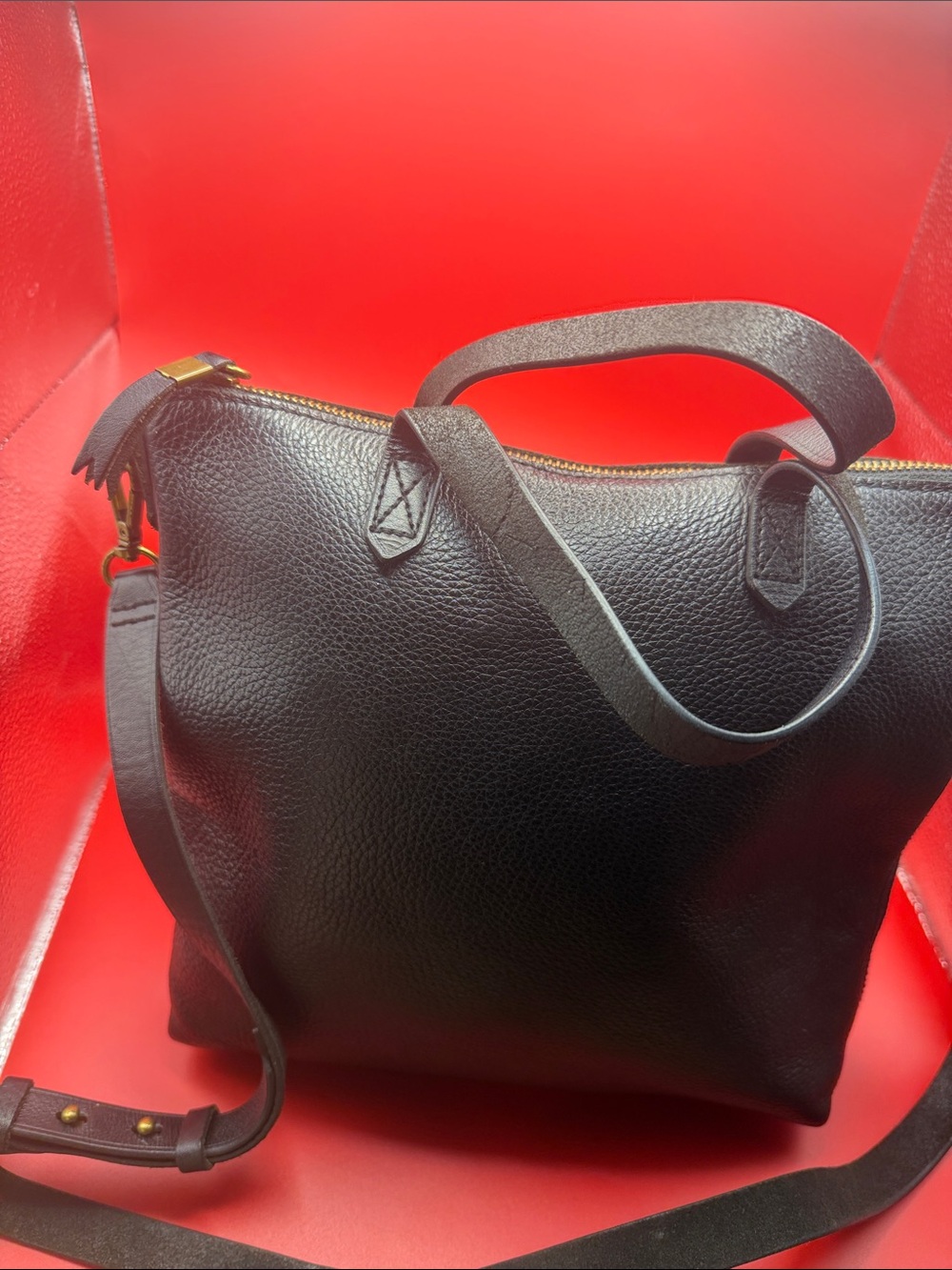 leather purse